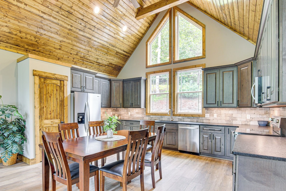 11 Mi to State Park: Home w/ Dock in Mill Spring!