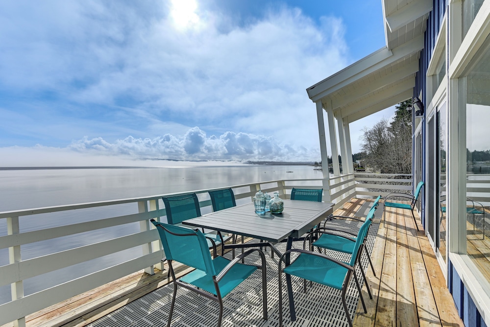 Decks & Views: Waterfront Shelton Home
