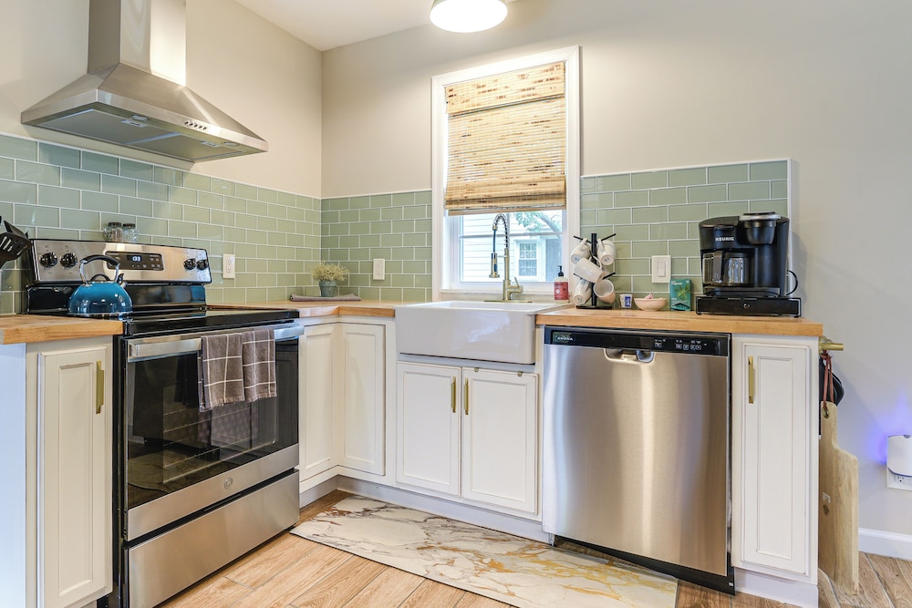 Walk to Town & River: Charming Home in North East!