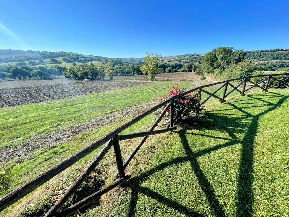Detached Villa With Games Room, Pool, and Panoramic Views in San Damiano