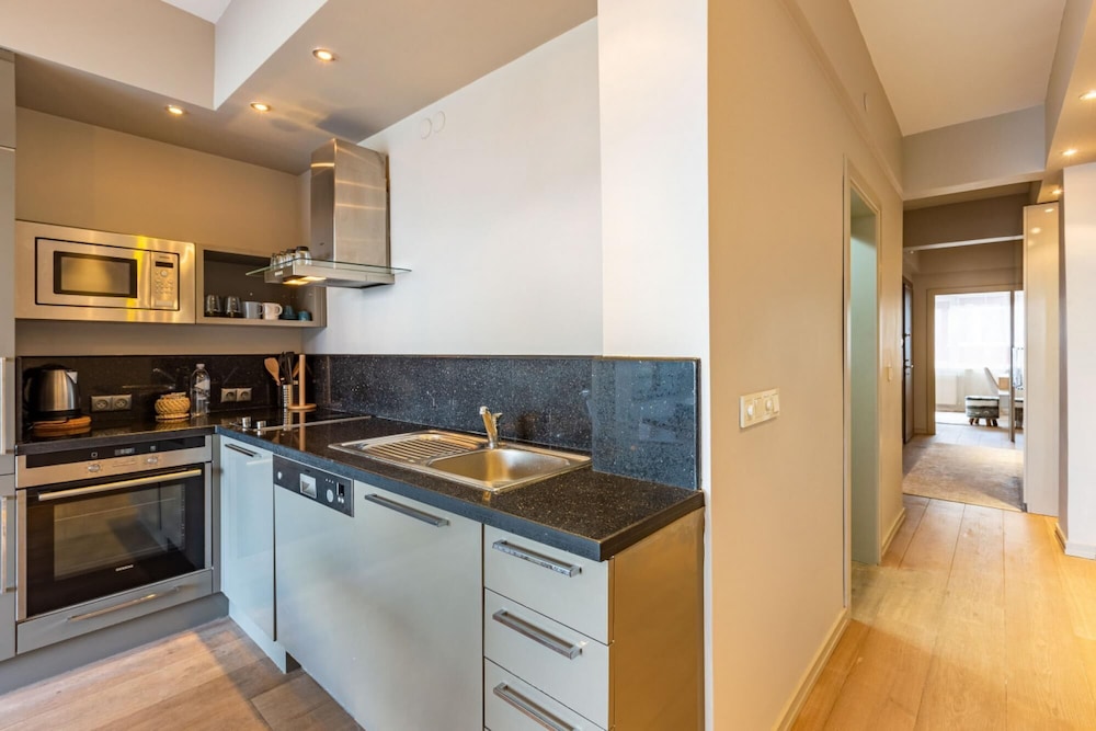 Central Apartment With Bosphorus View in Cihangir