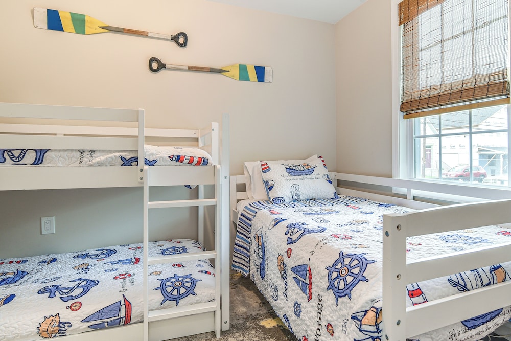 Walk to Town & River: Charming Home in North East!