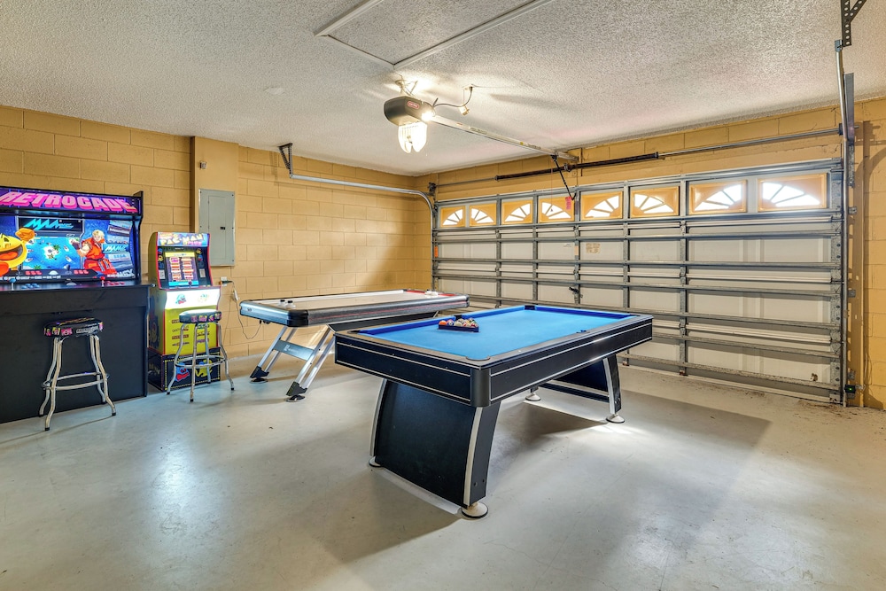 Family Oasis w/ Game Room & Pool in Davenport!