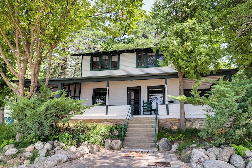 Torch Lake Getaway w/ Private Beach + Boat Dock!