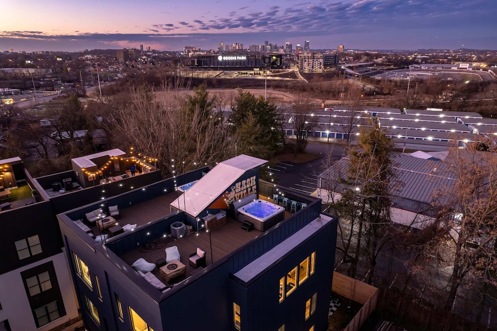 4 Rooftop Decks 4 Hot Tubs Game Rooms Sauna