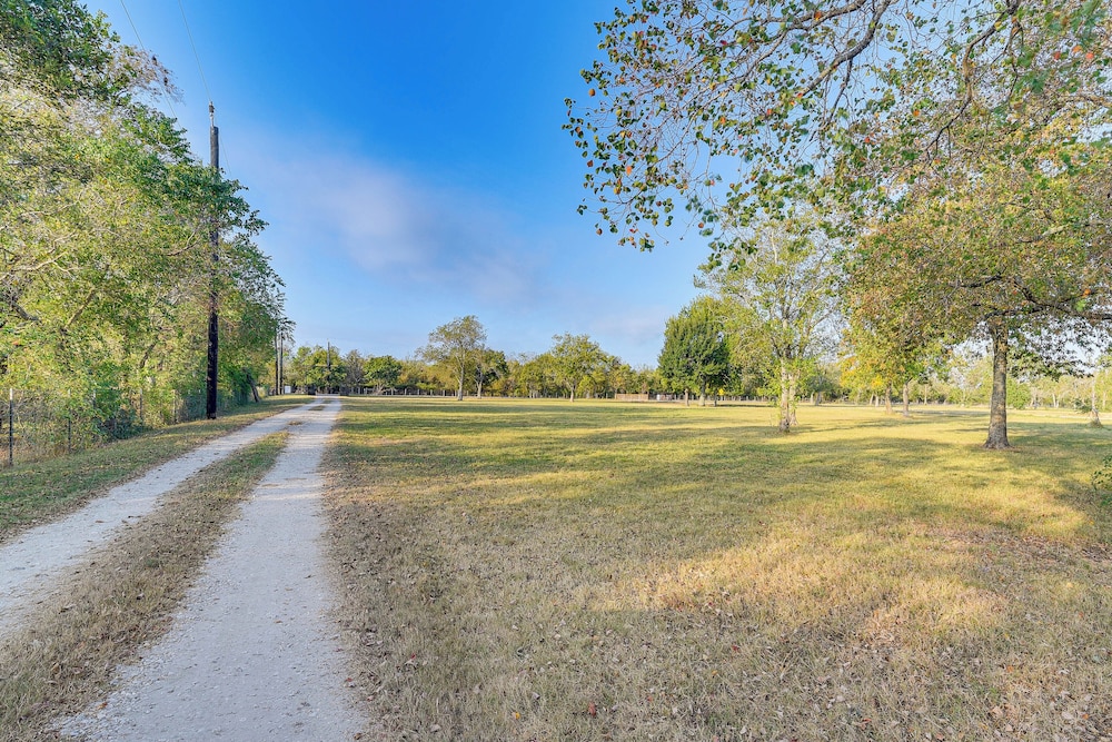 Farm Animals On-site: Needville Ranch Getaway!