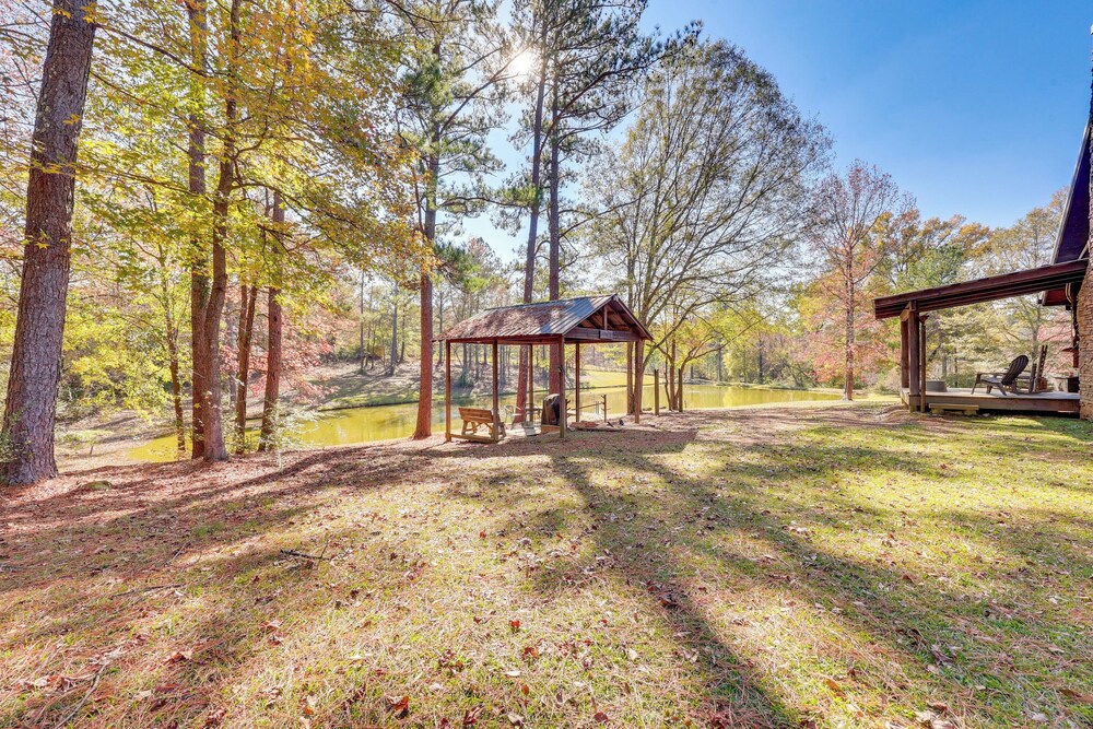 Cabin w/ Catch & Release Pond in Hueytown!