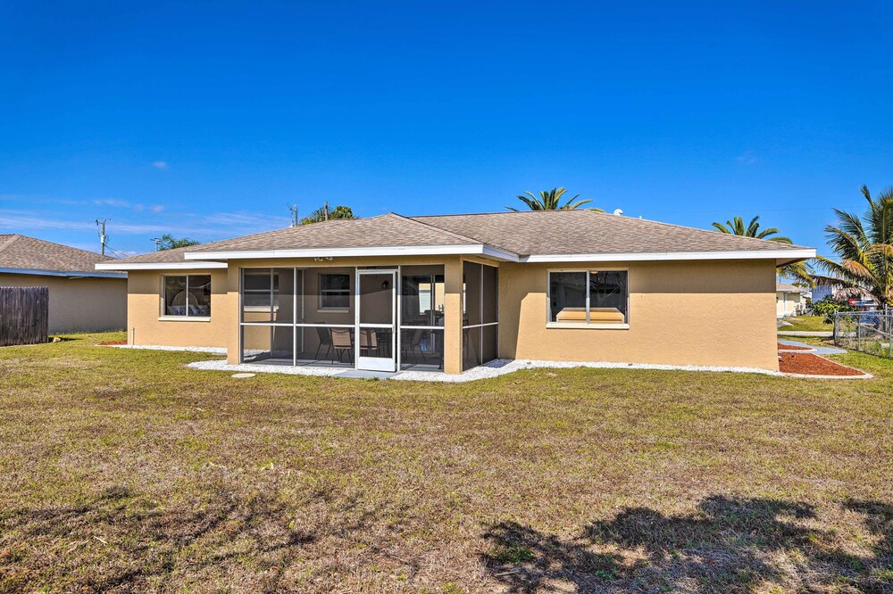 Lanai, Grill & Pets Welcome: Cape Coral Home view 2