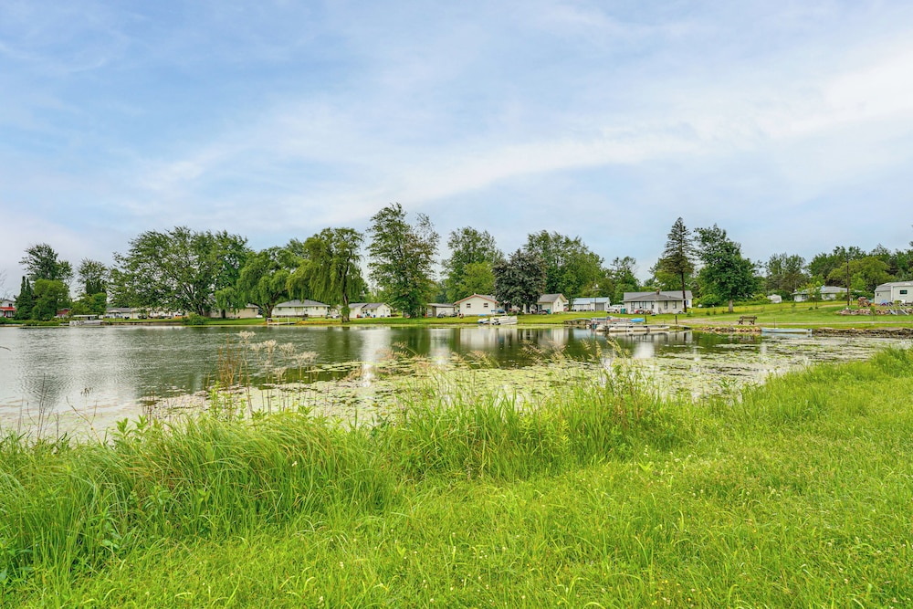 Walk to Shay Lake: Updated Home w/ Water View!