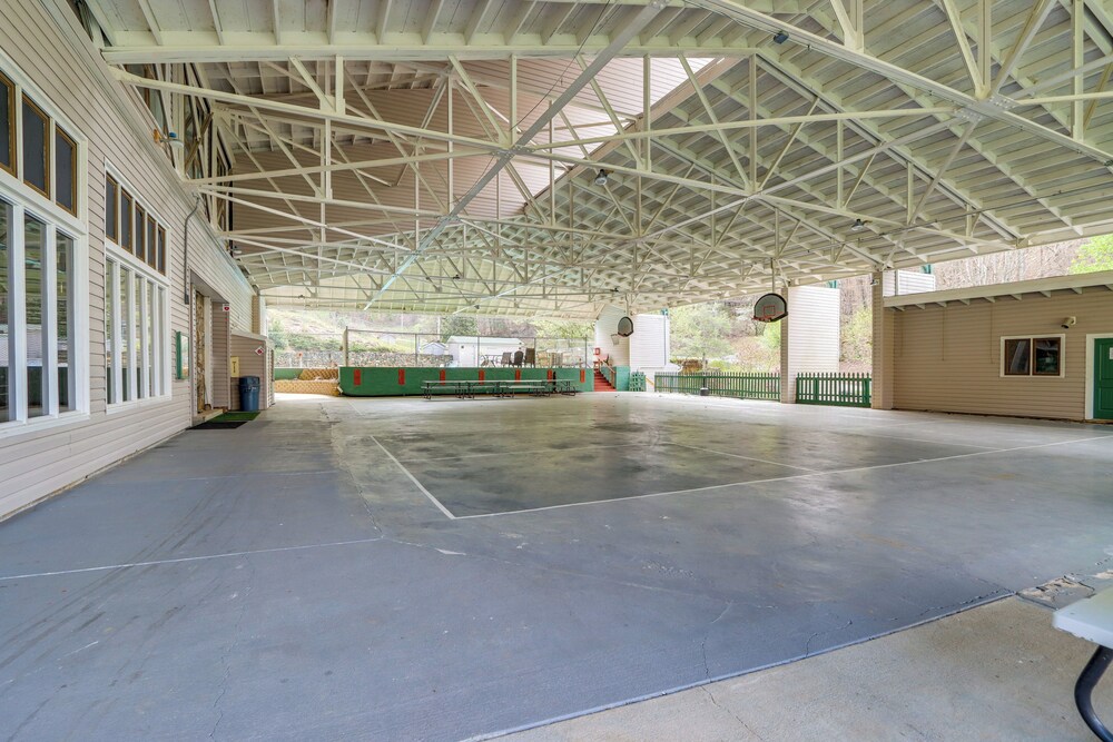 Game Room & 3-story Deck at Lake Hiwassee Hideaway
