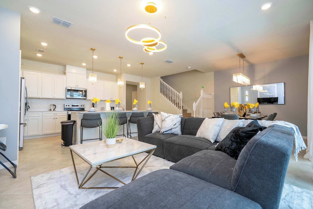 Magical 5BR w Pool Minutes From Disney 16140