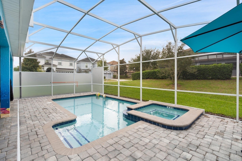 Championsgate Resort Vacation Pool & Spa Home With Resort Clubhouse Amenity Access 8 Bedroom Home