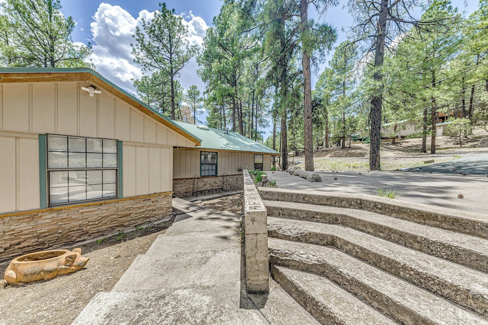 1 Block to Hiking: Ruidoso Home w/ Game Room