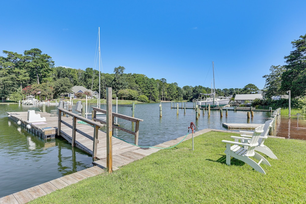 Historic Waterfront Home w/ Dock in Reedville!