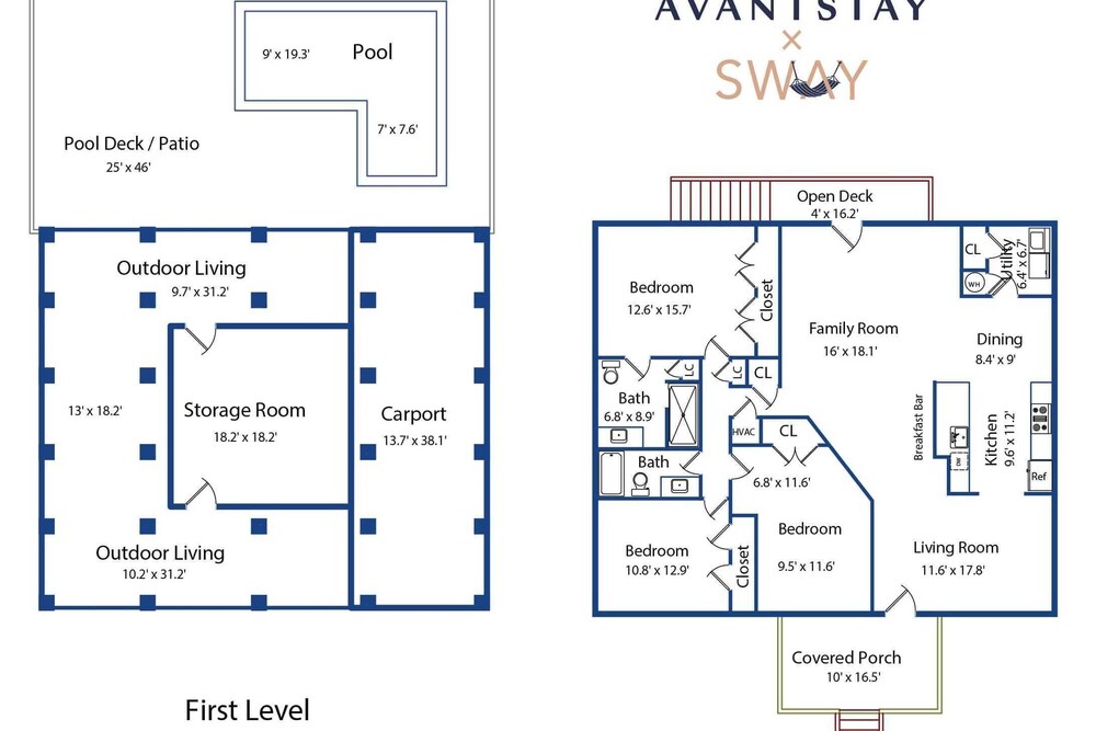 Sleeps 20! 2 Homes Near the Beach, Private Pools, Gameroom, Large Family Retreat