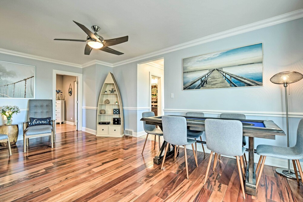 Lakefront Home w/ Game Room, Theater & Dock! view 5