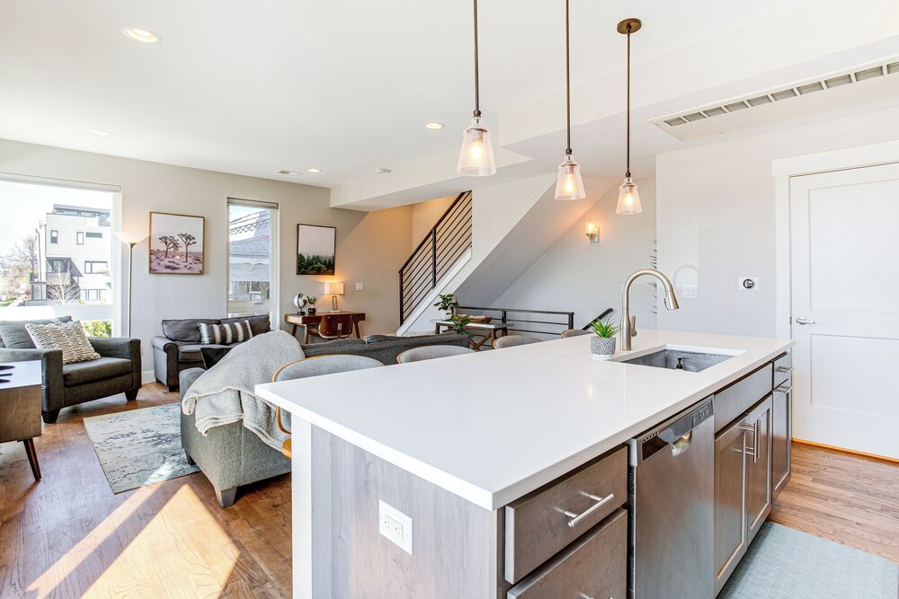 Walk to Mile High Stadium: Modern Denver Townhome