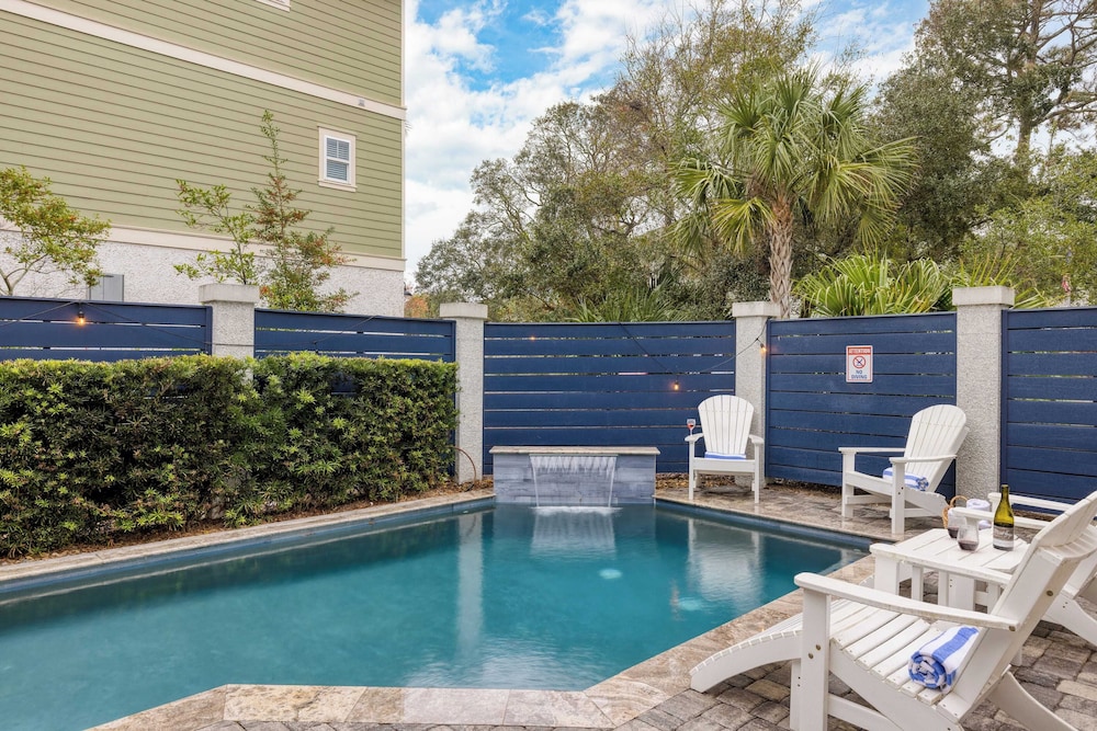 Pink Plume Coastal Escape Near Beach, Private Pool, Grill, & Luxe Interiors