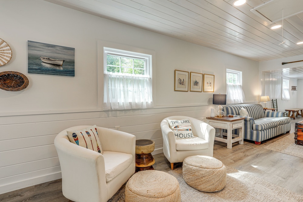 Dock, Deck & Fire Pit! Chautauqua Lake Retreat