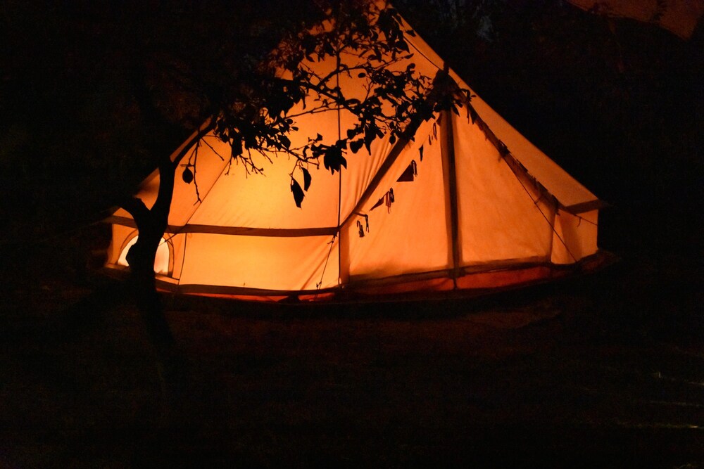 Private Eco Tent in Skiaxtro Cocoon Retreat