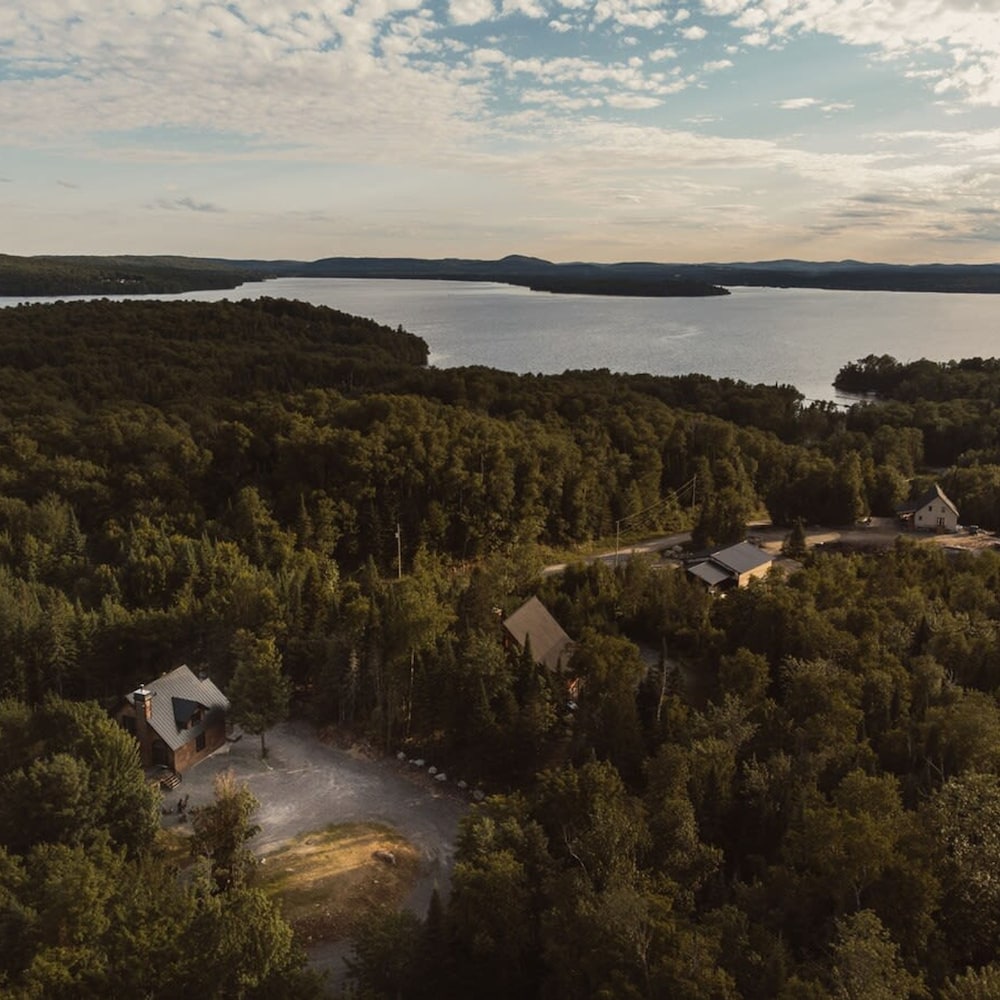 Chalet Bonheur -spa in Nominingue
