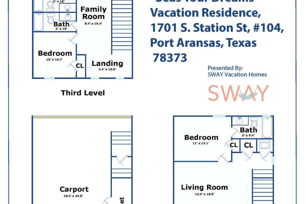 Sleeps 33! 4 Condos, Walk to the Beach, Resort-style Pool, Endless Summer Resort