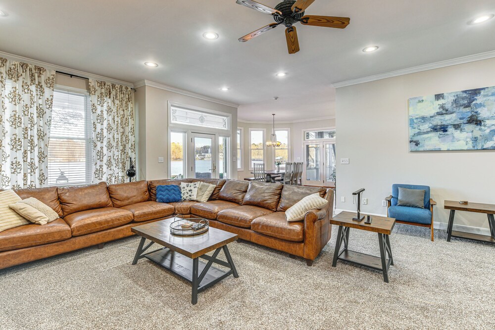 Waterfront Home w/ Dock on Lake Gaston!