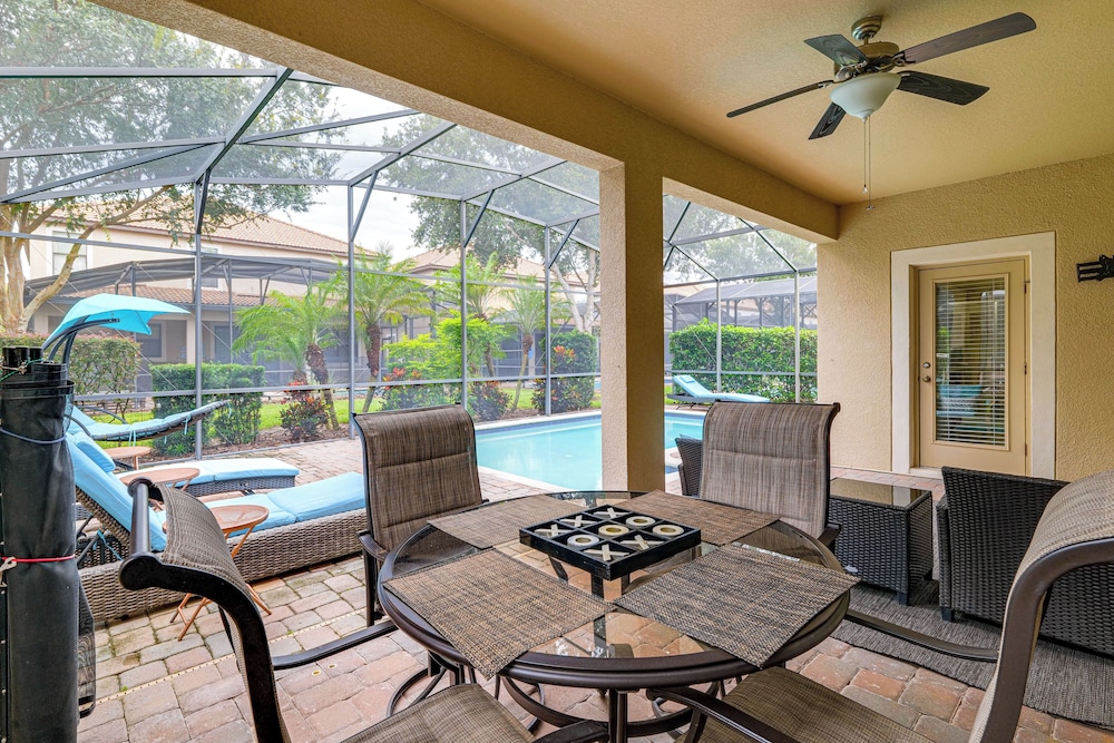 Private Game Room + Pool: Resort Home Near Orlando