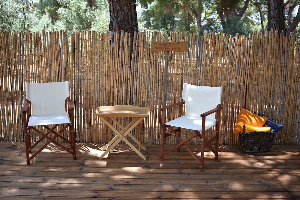 Private Eco Tent in Skiaxtro Cocoon Retreat