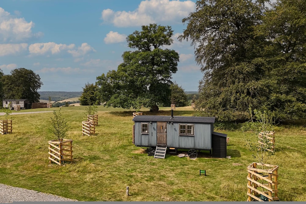 Drovers Hill at Stonor - Redwood - Shepherds hut