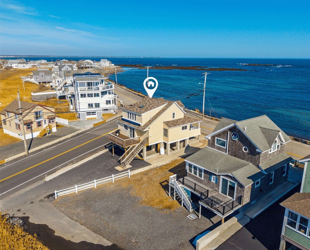 Oceanfront Front Porch Back Deck Kitchen