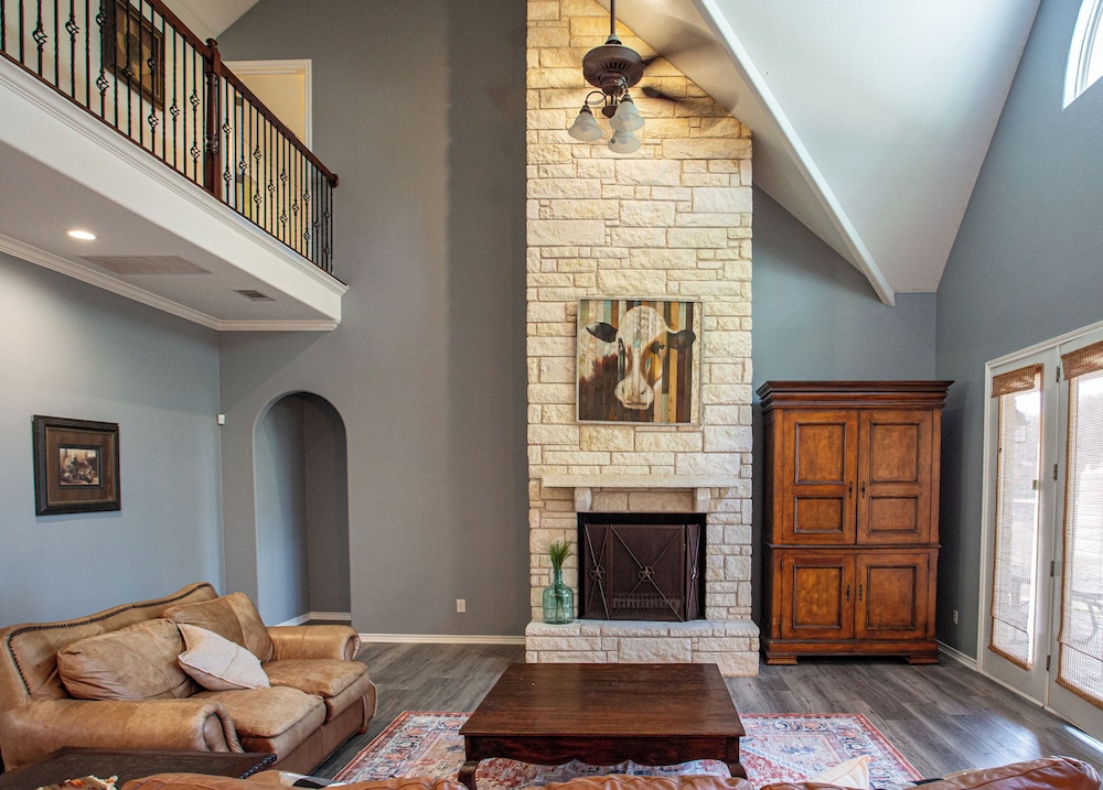 Lakefront 6BR Retreat w Dock & Game Room