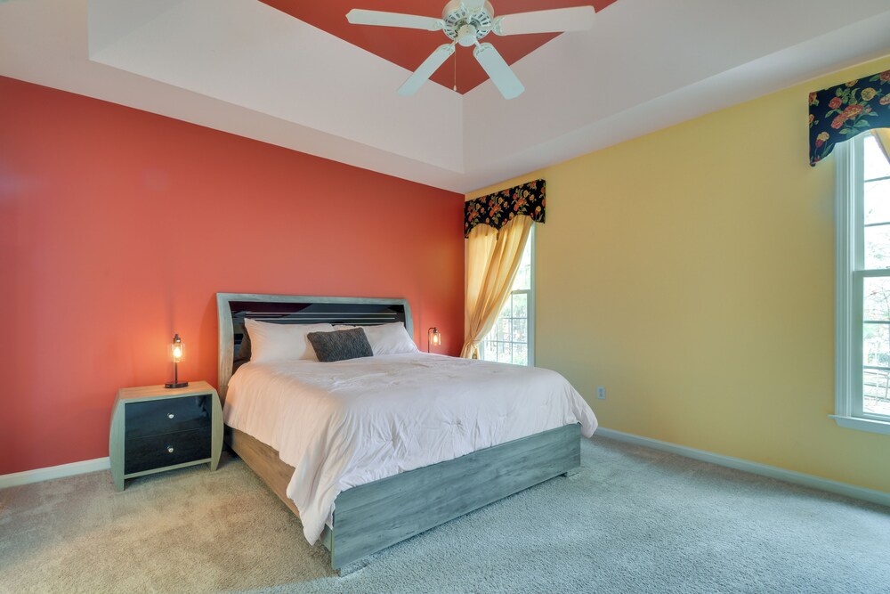Fire Pit + Pool Access: Quiet Holly Springs Home
