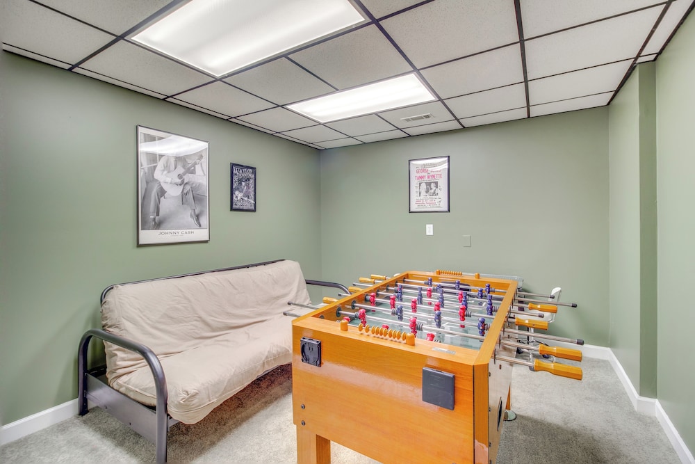 Game Room & Fire Pit: Riverfront Home in Ellijay!