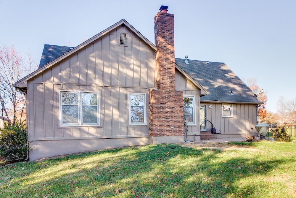 Overland Park Family Home w/ Game Room & Backyard!