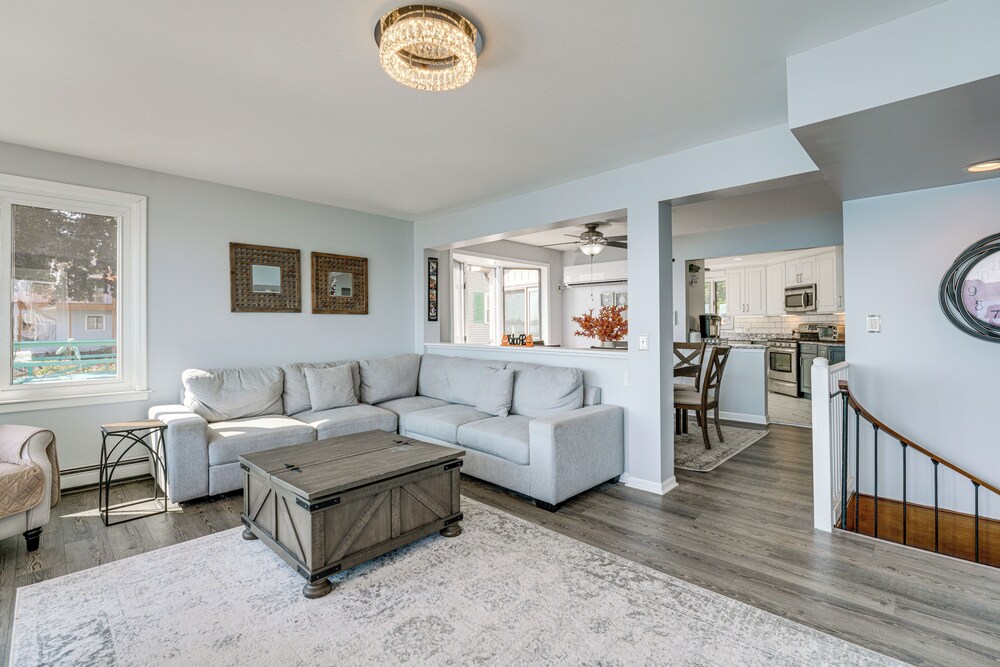 Spacious Riverfront Home w/ Dock in St Clair!