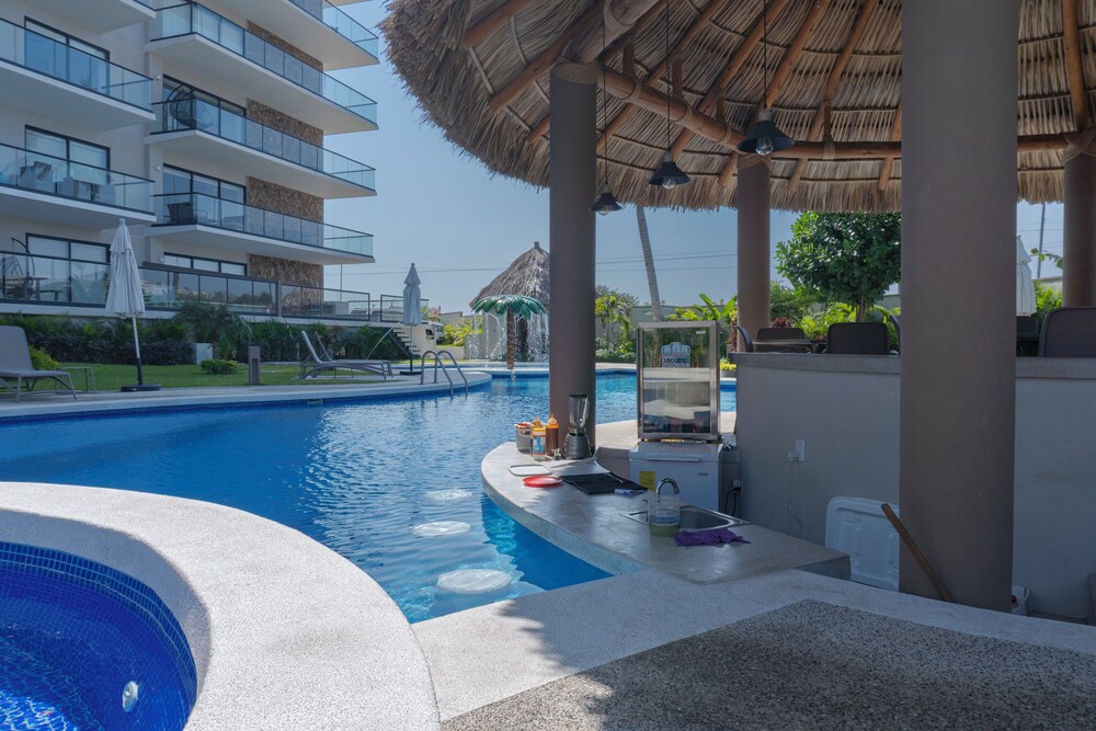 Apartment with pool 3 beds in Acapulco