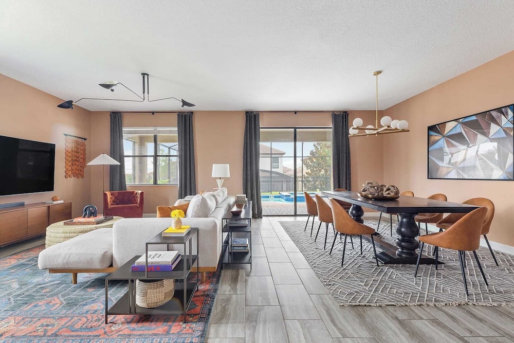 Sleeps 16! 8bdr Kid Haven w/ Pool & Arcade Orlando Resort Retreat by Avantstay