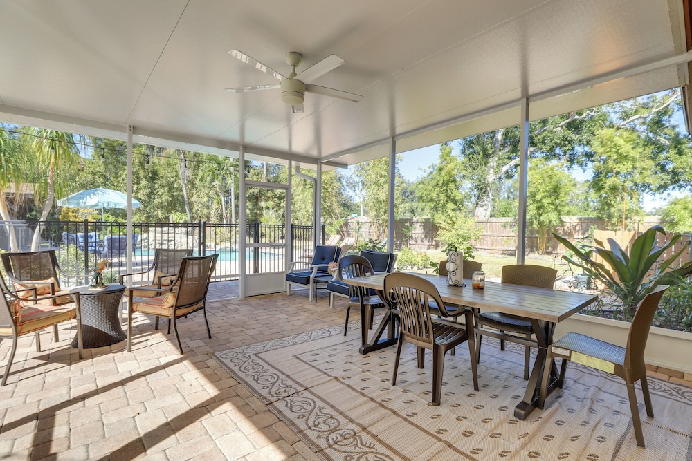 Sarasota Getaway w/ Private Pool & Backyard Oasis!