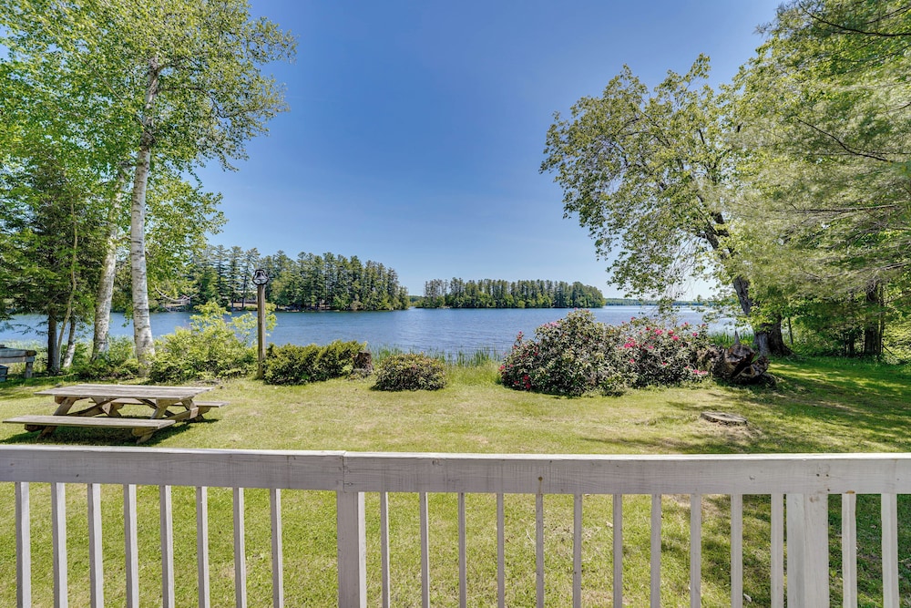 Annabessacook Lake Retreat w/ Deck: Pets Welcome!