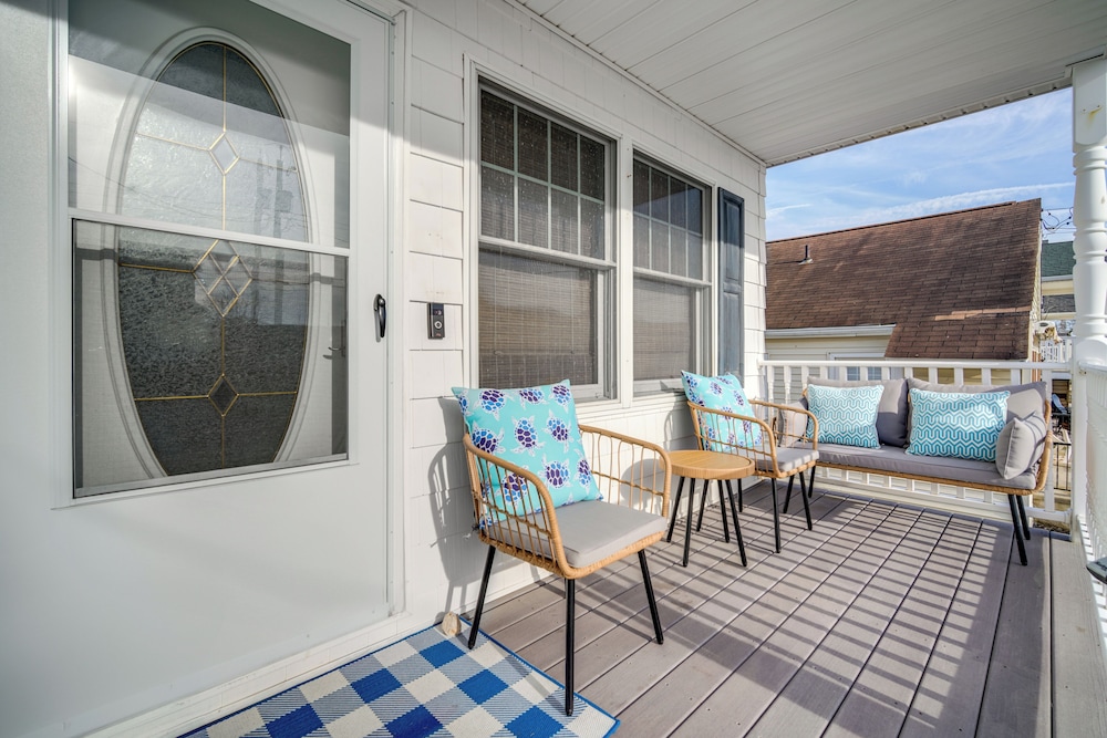 Walk to Brigantine Beach: Home w/ BBQ & Yard