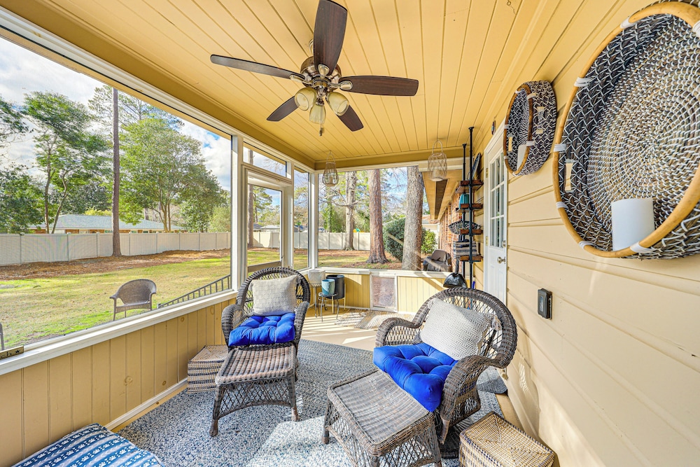 Walk to Powderhouse Polo Fields: Aiken Getaway