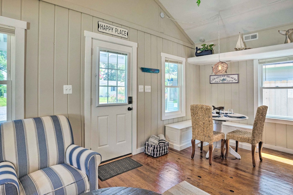Chic Cottage w/ Private Yard: Steps to Beach! view 5