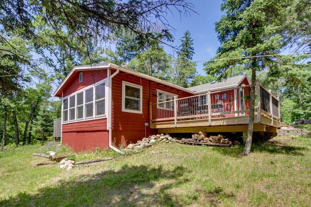 Waterfront Pequot Lakes Cabin: Fire Pit + Views! view 5