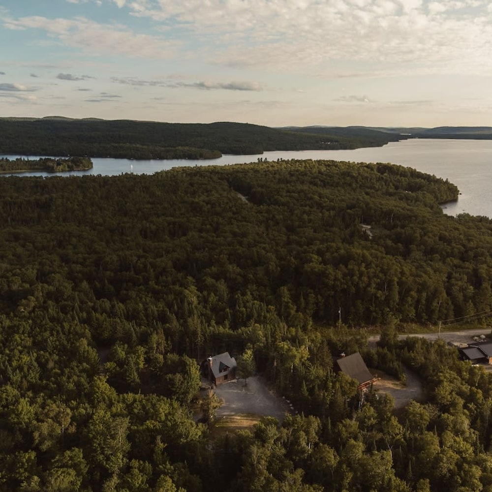 Chalet Bonheur -spa in Nominingue