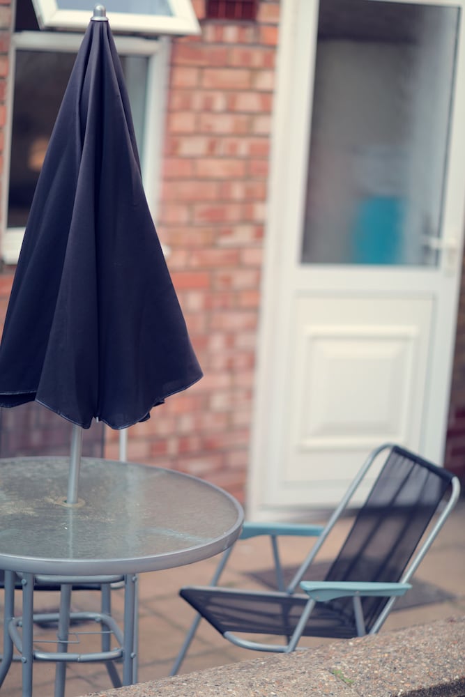 outdoor bbq area