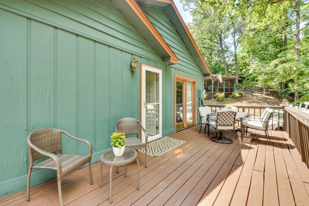 Dock & Hot Tub at Fair Play Hideaway!