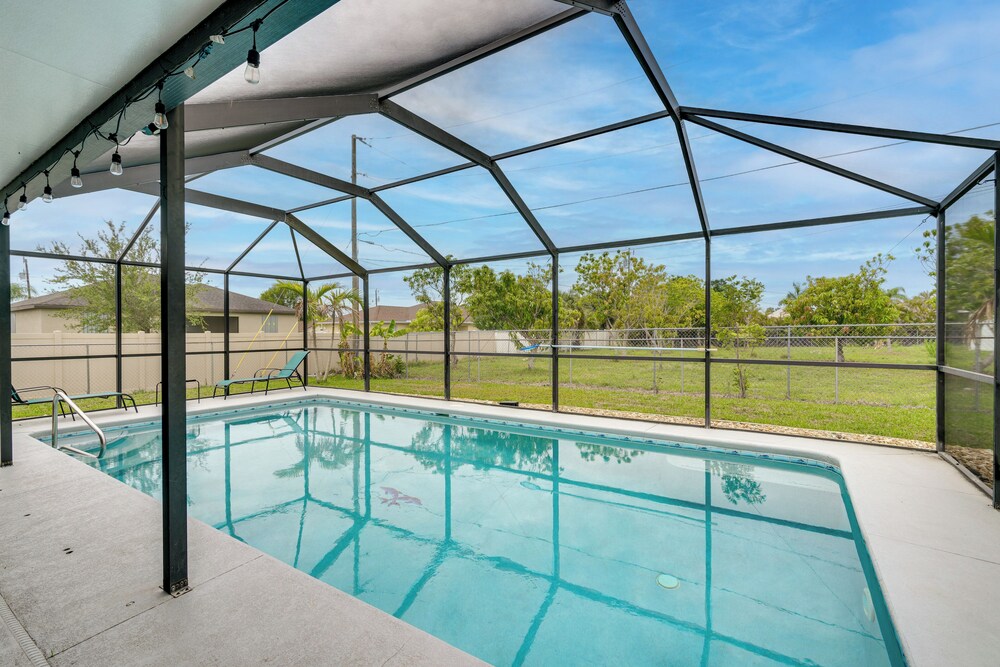5 Mi to Shore: Gem w/ Pool & Yard in Cape Coral!
