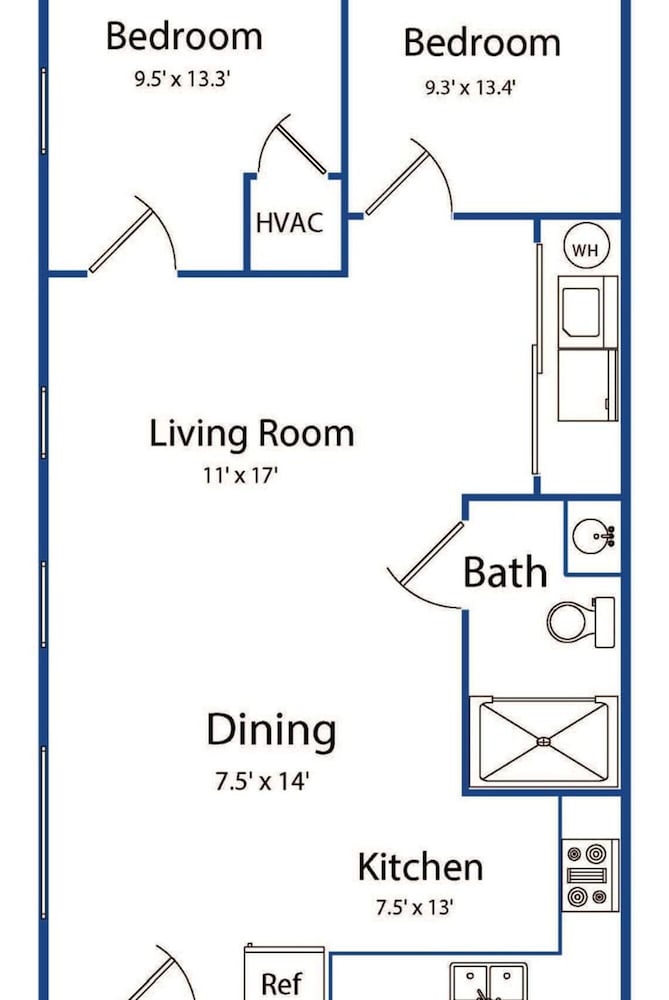 Dual Port A Cottages 2 Complete Homes Walk to the Beach Patio Fully-equipped Kitchens