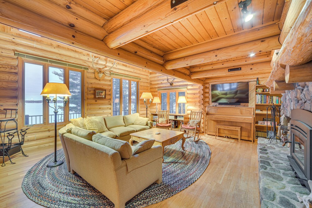 Lakefront Cabin w/ Sauna & Dock in Webster!